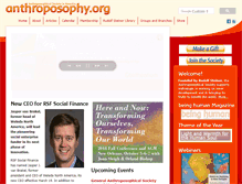 Tablet Screenshot of anthroposophy.org