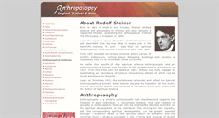 Desktop Screenshot of anthroposophy.org.uk