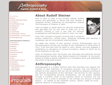 Tablet Screenshot of anthroposophy.org.uk